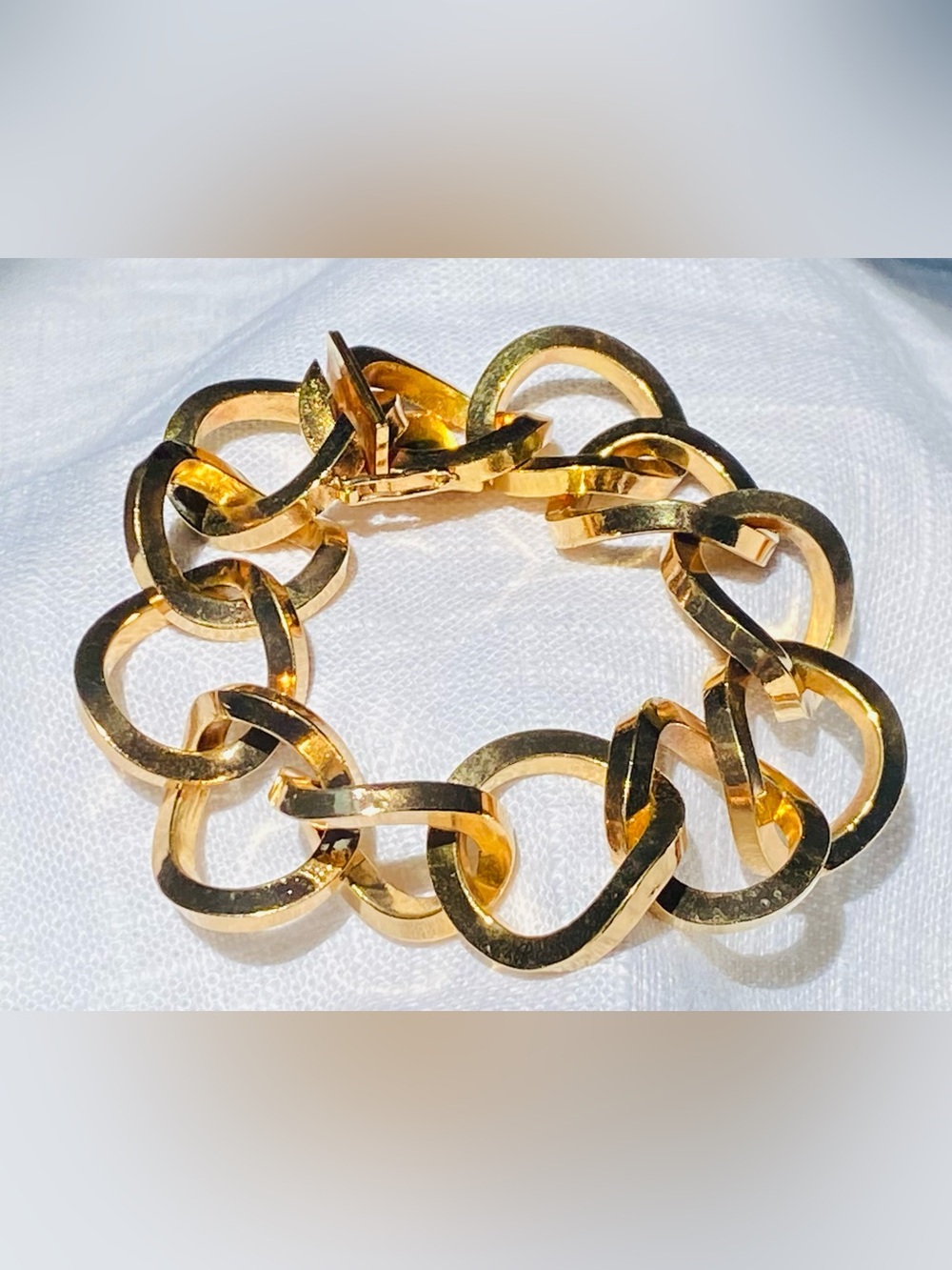Vintage Christian Dior Germany 1968 Round Open-Link Bracelet Henkel & Grosse
